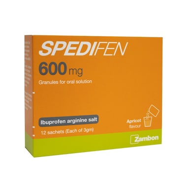 Spedifen 600 mg Granules for Oral solution 12's