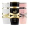 Lattafa for Women 3 Piece Eau de Parfum Gift Set (Yara + Yara Moi + Asad) 3.4 Ounce/100 ml each