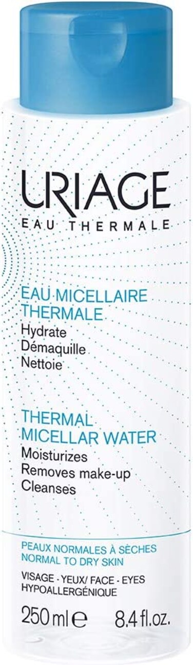 Uriage Thermal Micelar Water Blue For Dry Skin 250Ml (1+1 Offer )