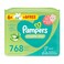 Pampers Complete Clean Baby Wipes With Aloe Vera Lotion For Hands &amp; Face, 12 Packs, 768 Count (Item Packing May Vary)