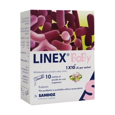 Linex Baby 100 mg Oral Sachet 10's