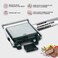 2000w Non-stick Contact Grill. Features Automatic Temperature Control, Cool-touch Handle, And Easy Cleaning