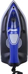 Sonashi Steam Iron With Ceramic Coated Soleplate, Steam/Burst Steam/Spray/Dry Iron With Self-Clean Function, Water Tank 230ML - Ideal For All Fabrics 2600W SI-5084C Blue/Black