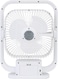 Sonashi 8&quot; Rechargeable Fan With 240&deg; Angle Adjust SRF-803 White