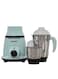 Sonashi 2-in-1 Mixer Grinder with Powerful Copper Motor - 3 Speed Control with Overheat Protection   2 Stainless Steel Jars for Wet/Dry Grinding Liquidizing with Durable Lids 1.75 L 550 W SB-196 Green