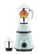 Sonashi 2-in-1 Mixer Grinder with Powerful Copper Motor - 3 Speed Control with Overheat Protection   2 Stainless Steel Jars for Wet/Dry Grinding Liquidizing with Durable Lids 1.75 L 550 W SB-196 Green