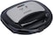 Sonashi 2 Slice Grill Maker - Non-Stick, Stainless Steel Sandwich Maker With Handle Locking System, Indicator Light, Overheat Protection, 750W, SGT-883, Black/Silver