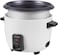 Sonashi 1L Rice Cooker With Cool Touch Handle, Non-stick Coated Inner Pot (Removable) With Tempered Glass Lid, Keep Warm Function, Make Rice, Steam Healthy Food &amp; Vegetables, 1L, 400W, SRC-410, White