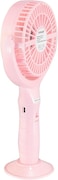 Sonashi Rechargeable Mini Fan With 3 Speeds, Continuous Working Of 4.5 Hours   Featured with 30&deg; Angle Adjust and Charging Indicator   5V Type-C Charge SRF-404 Pink