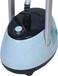 Sonashi 1.8L Garment Steamer With 35G/Min Steam Flow, Mechanical Control, And Overheat Protection, Continues Working for 60 Mins, Adjustable Height - Ironing Board - Pole Hanger, 1800W, SGS-325, Blue