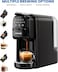 Sonashi SCM-4985 3 In 1 Multi-Capsule Coffee Machine - 1400W Coffee Maker With 700ml Detachable Water Tank, Touch Control Panel, Self-Cleaning Function, Kitchen Tools, SCM-4985, Black