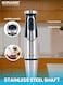 Sonashi Hand Blender with Stainless Steel Shaft   Speed Control with Powerful Motor   Easy to Wash Detachable Blending Wand   SHB-192 Black/Silver 1000W SHB-192 Silver/Black