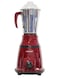 Sonashi 2-in-1 Mixer Grinder with Powerful Copper Motor -3 Speed Control with Overheat Protection   2 Stainless Steel Jars for Wet/Dry Grinding Liquidizing with Durable Lids 1.75L 550 W SB-196 Maroon