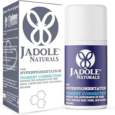 Jadole Naturals Hyperpigmentation 50ml   Brightening Pigment Correction Cream for Dark Spots, Uneven Skin Tone, Old Scars &amp; Melasma