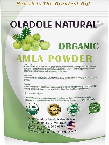 Oladole Natural Organic Amla Powder- 100g