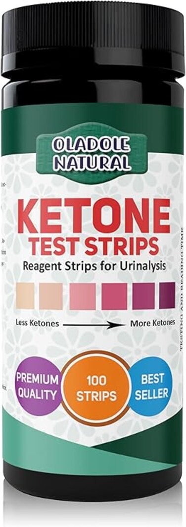 Oladole Natural Ketone Test Strips- 100 Strips