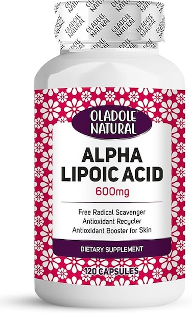 Oladole Natural Alpha Lipoic Acid- 600mg (120 Capsules)