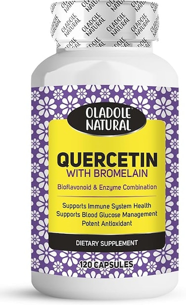 أولادول كيرسيتين طبيعي مع بروميلين - 120 كبسولة