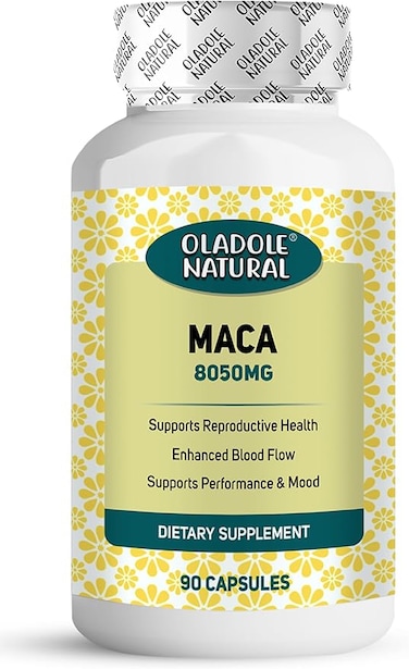 Oladole Natural Maca Root- 8050mg (90 Capsules)
