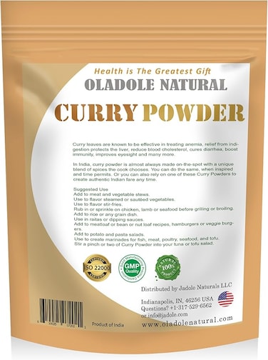 Oladole Natural Curry Powder - 100g