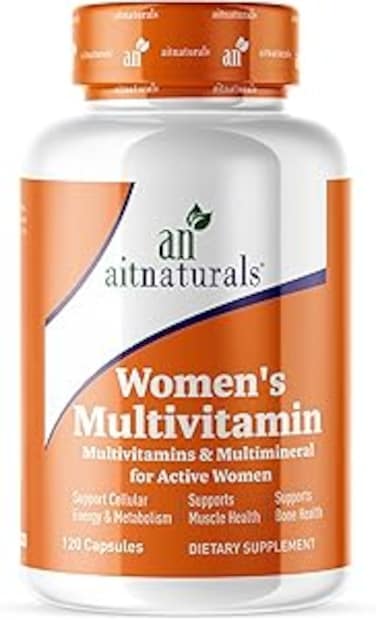 Aitnaturals Women's Multivitamin and Multimineral for Active Women 120 Capsules