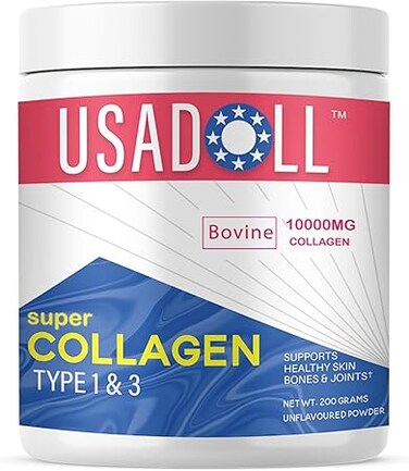 USADOLL Super Collagen Peptide Powder Type 1 &amp; 3 Unflavoured - 200g