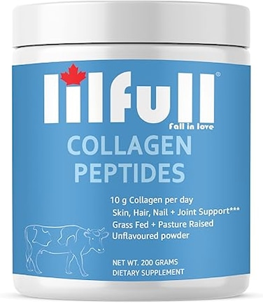 Lilfull Bovine Collagen Peptides Unflavored Powder &ndash; 200g , Type 1 &amp; Type 3 Grass-Fed Collagen Supplement