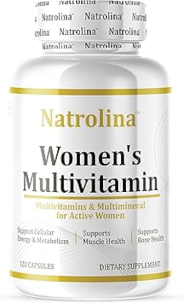 Natrolina Women's Multivitamin and Multimineral for Active Women 120 Capsules