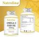 Natrolina Omega-3 Fish Oil 2000 mg 360 EPA 240 DHA Double Strength, Cardiovascular Support - 200 Softgels