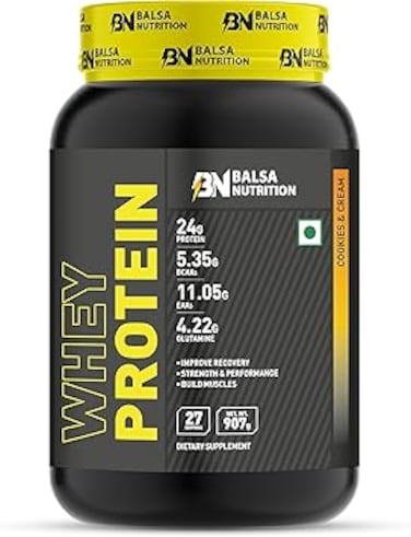 Balsa Nutrition Whey protein Powder Cookies &amp; Cream 907g