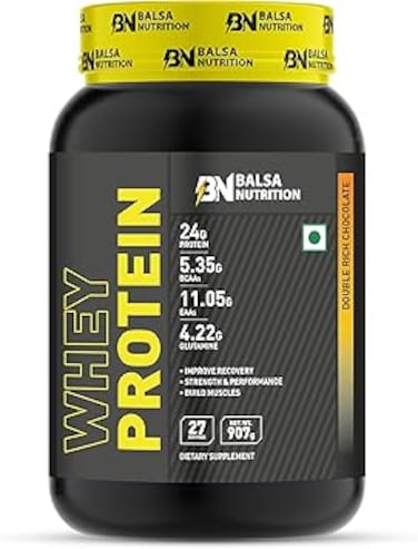 Balsa Nutrition Whey protein Powder Double Rich Chocolate 907g