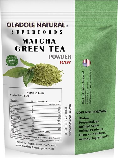 Oladole Natural Matcha Green Tea Powder - 50g