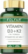 Folfar Vitamin D3 4000 IU + K2 as MK-7 100 mcg - 120 Tablets