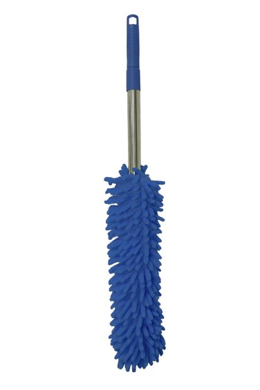 Chenille Cylinder Duster Blue