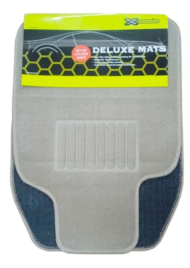 X-cessories Deluxe Heavy Duty Car Mat 5 Pieces Set Beige