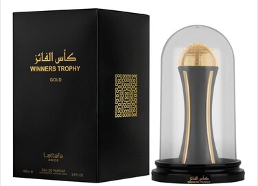 Lattafa Perfumes Al Khas Winners Trophy Gold for Unisex, Eau de Parfum Spray, 3.4 Ounce
