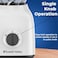 Russell Hobbs 400W Blender With Mill, 1.5 Liters Smoothie Maker, Multifunction High Speed Mixer Grinder For Coffee Beans, Spices &amp; Nuts, 2 Speeds &amp; Pulse Function Bwm101 White