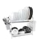 Life Smile Aluminium Dish Rack with Anti-Slip Rubber Fleet Designed to Maximize the Kitchen Storage