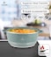 LIFE SMILE Pots Set 8 pieces - Kitchen Cookware set, Granite Non Stick Coating, Die Cast aluminum 100% PFOA FREE include Casseroles &amp; Silicone Utensils (Green (20/24/28CM))
