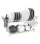 Life Smile Stainless Steel Dish Rack - 2 Tier with Glass Holder and Bottom Rack   Durable and Easy to Clean