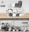 Life Smile Stainless Steel Dish Rack  - 3 Tier with Utensils and Glass Holder   Long Lasting and Durable