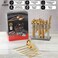 LIFE SMILE Cutlery Set, 18/10 Pure Stainless Steel Flatware Set with Stand, Rust Proof &amp; Fade Proof Dinnerware Set (SHINE GOLD &amp; SAND BLASTING HANDLE, 38 Pieces)