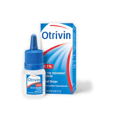 Gsk Otrivin Original 0.1% Nasal Drops  10Ml