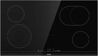 Gorenje 90 cm Built in Electric/Glass Ceramic Hob, Made in Solvenia, Black