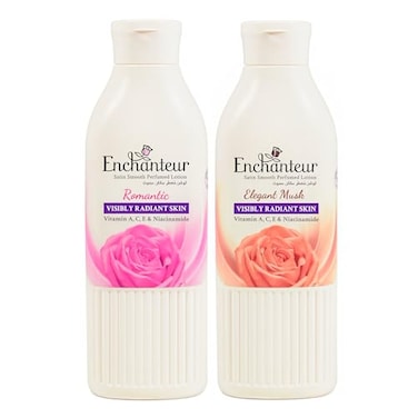 Enchanteur Body Lotion Duo Pack (2X250ml) - Romantic Musk &amp; Elegant Fragrances
