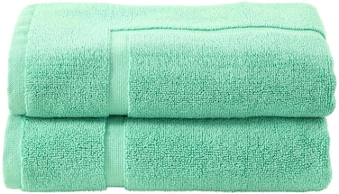 سجادة حمام من القطن بنسبة 100% من Bliss Casa (50x80، عبوتان) - 1000 جرام في المتر المربع من القطن المغزول حلقيًا عالي الامتصاص، مجموعة سجادة حمام من القطن القابل للغسل وقابلة للغسل