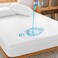 Indigo - Premium 100% Waterproof Mattress Protector - Pad Cover Breathable, and Hypoallergenic Ultra Soft Fitted Bed Protector