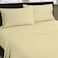 Bliss Casa 2 Pieces 1cm Stripe Bed Sheets Twin (100x200+30 cm) - Soft Satin Sheet Set with Pillowcases - Deep Pocket, Hotel Collection, Luxury Bedding Set include 1 fitted Sheet, 1 Pillowcase