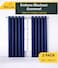 Bliss Casa Embossed Blackout Curtain Panels 140&times;240 cm &ndash; Thermal Insulated, Noise Reducing, Light &amp; UV Blocking Grommet Drapes for Bedroom &amp; Living Room, 2-Panels, (Deep Blue)