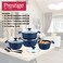 Prestige Essential 10 pcs Cookware Sets   Granite Stone Pots and Pans Set   Granite Non-Stick Cooking Set   Induction Cooking Sets - Blue